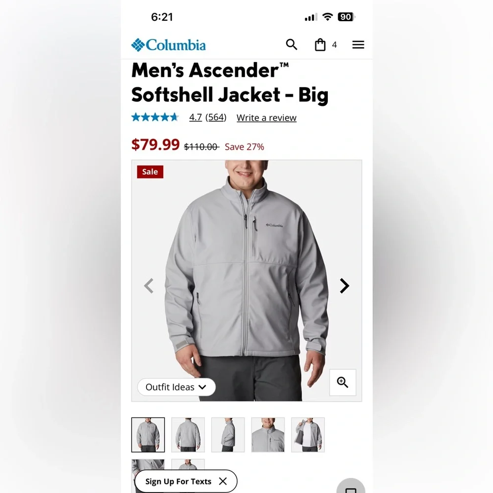 Men’s Soft Shell Jacket - Picture 4 of 4
